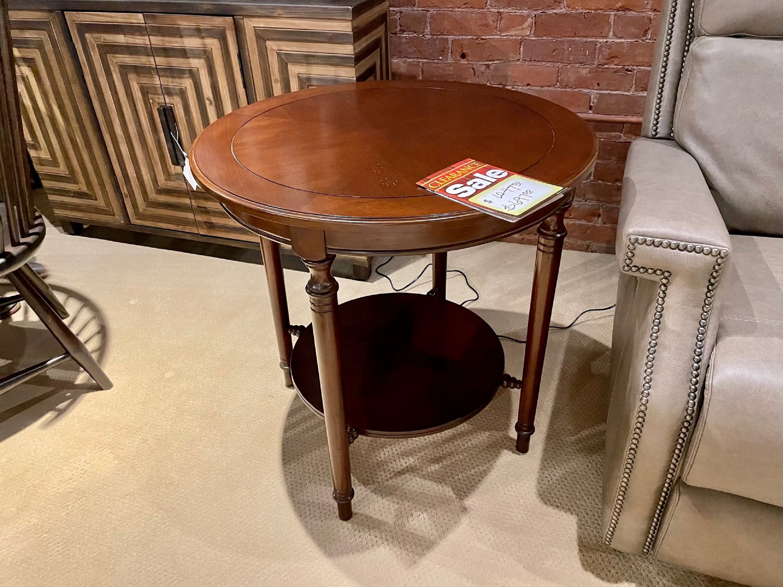 Round End Table