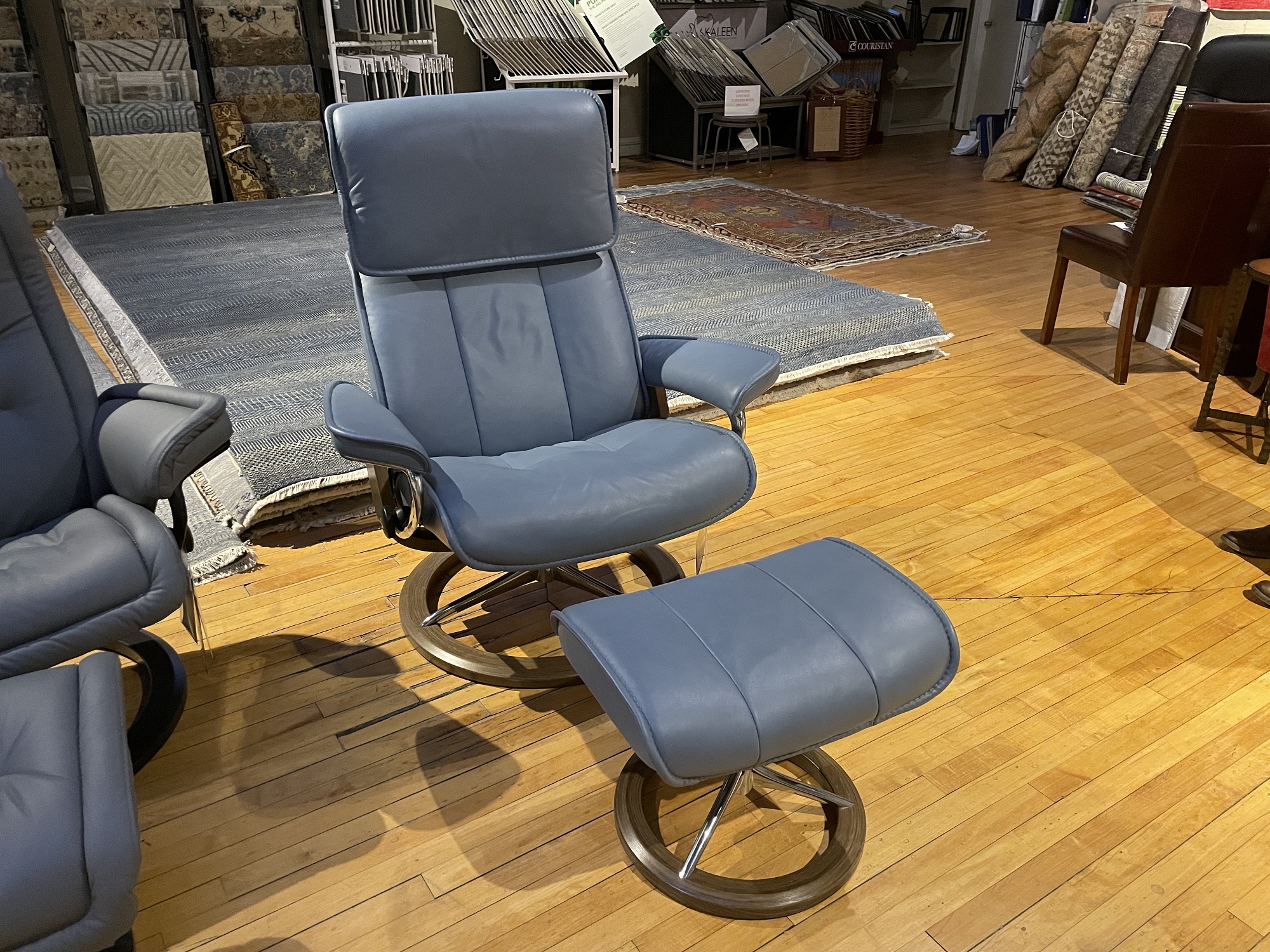 Stressless Chair & Ottoman