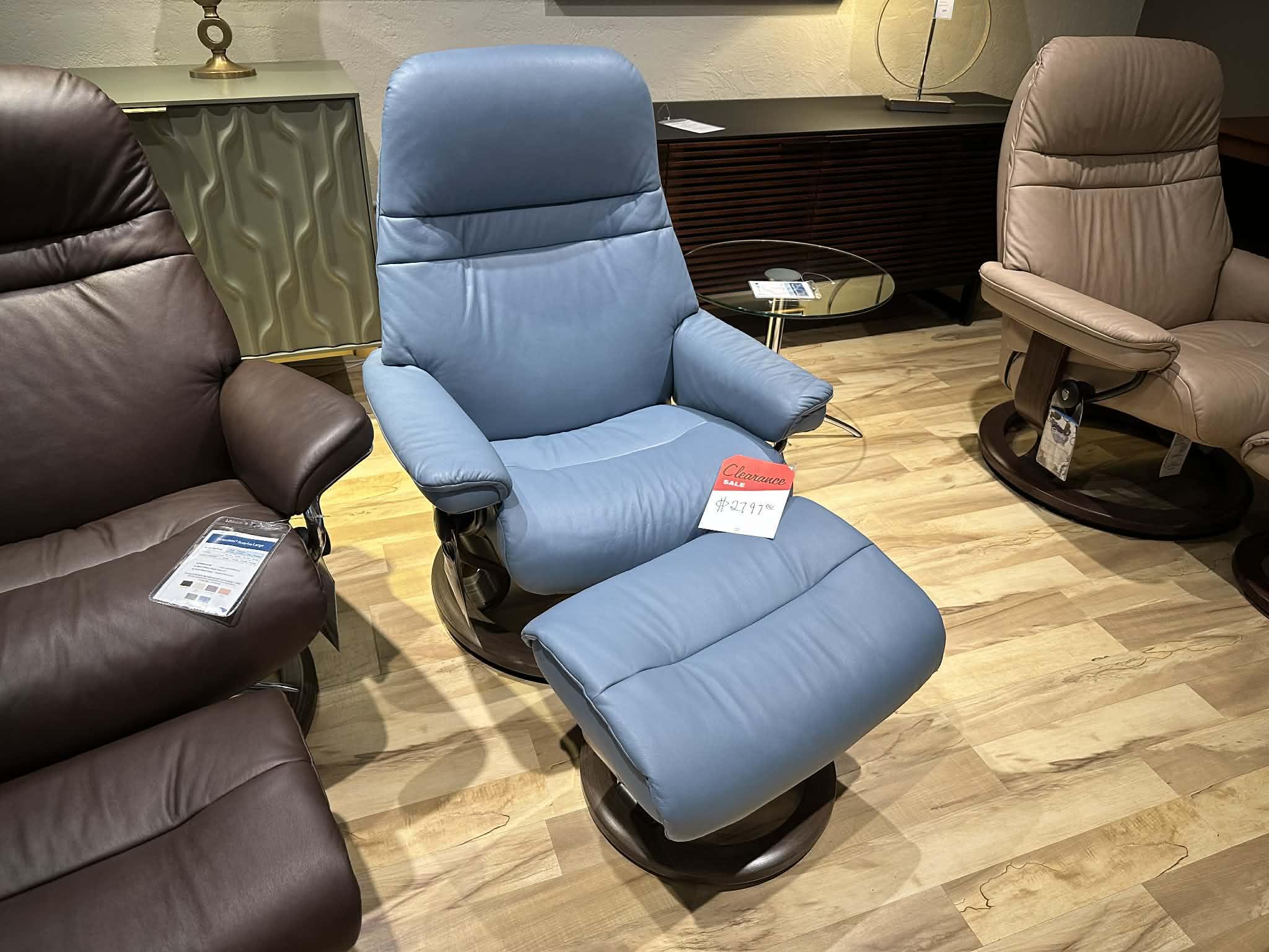 Stressless Chair & Ottoman