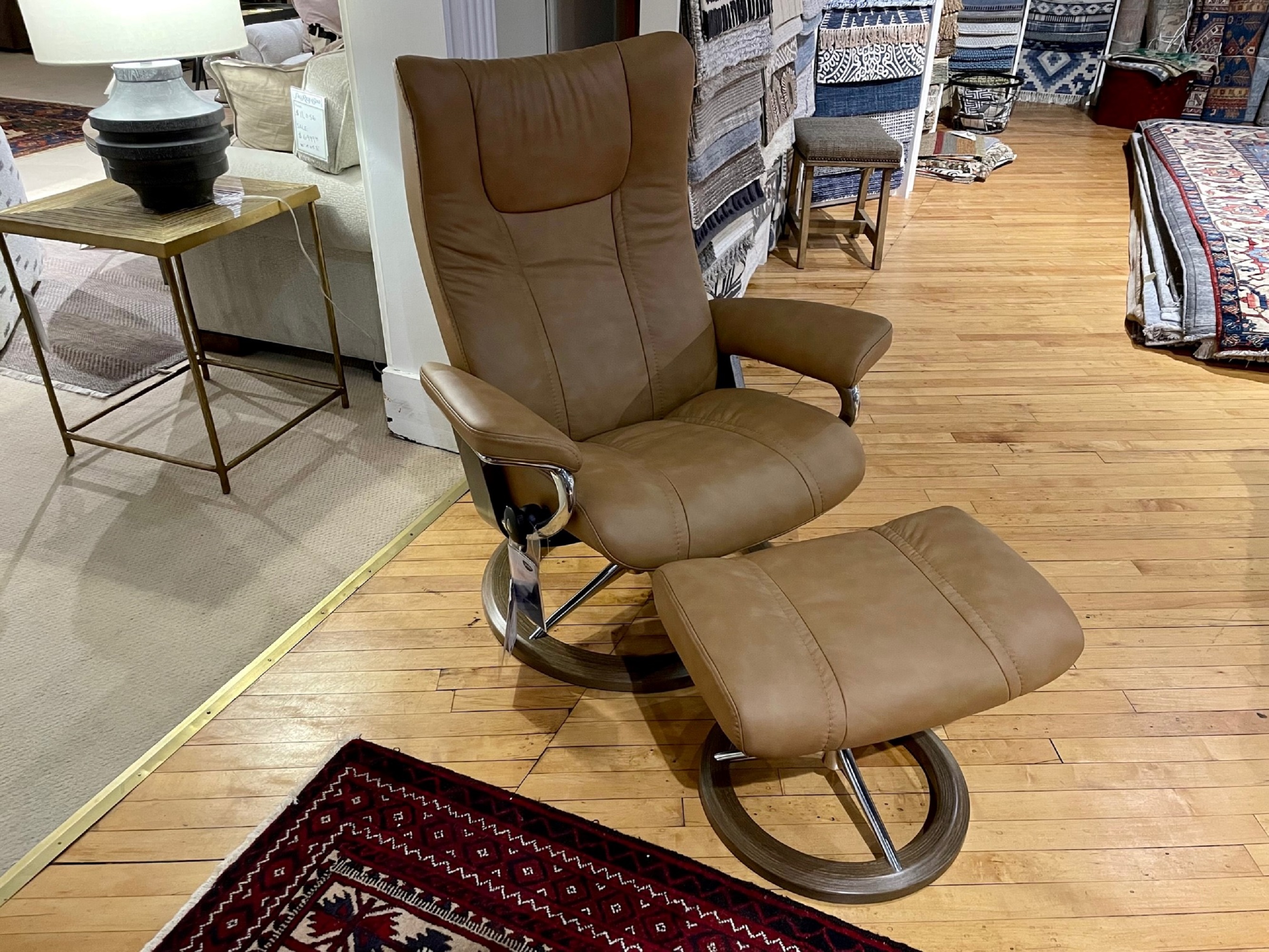 Stressless Chair & Ottoman
