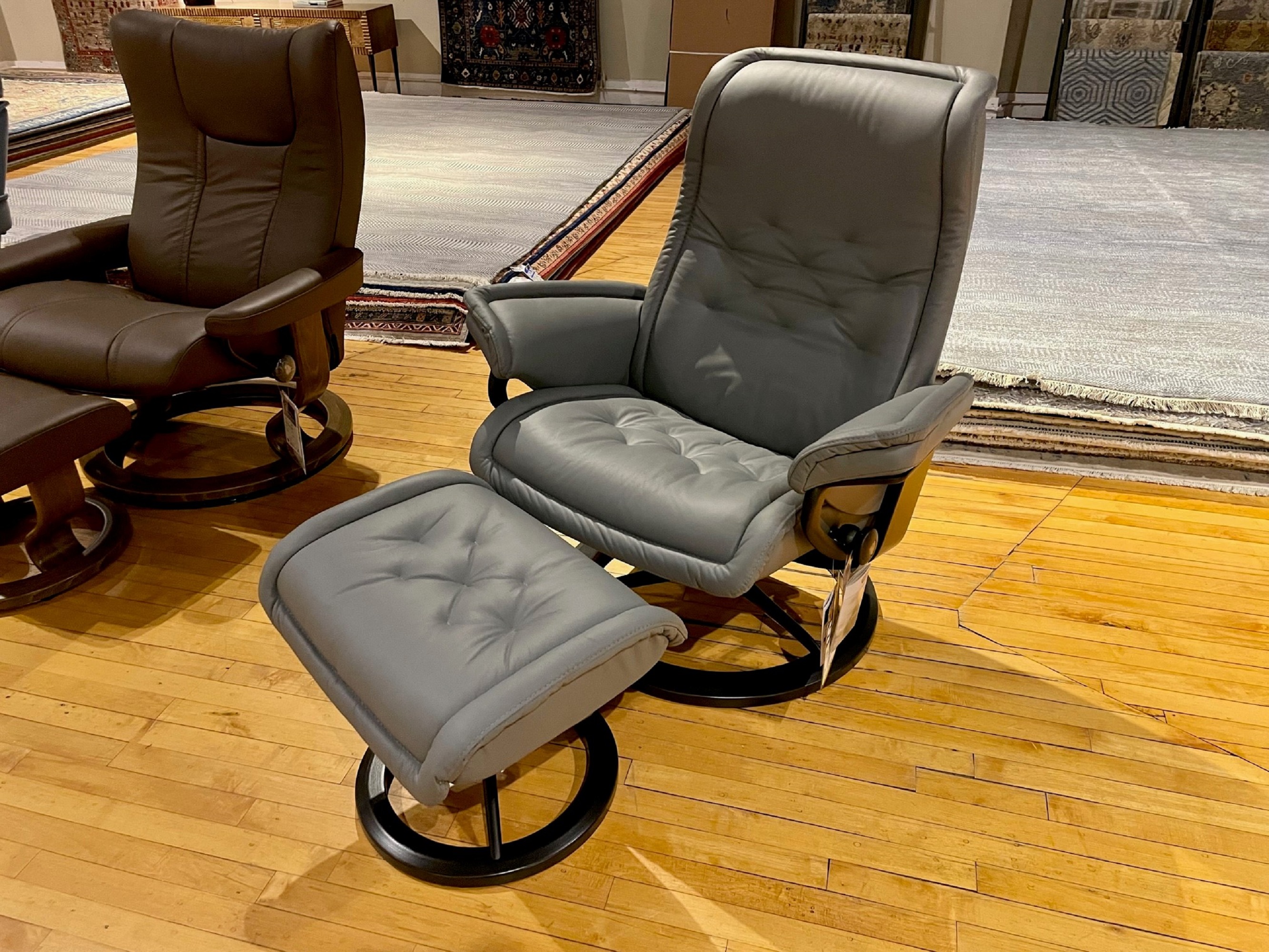 Stressless Chair & Ottoman